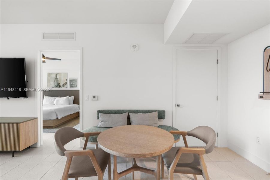 Furnished interior view inside a new home in , Miami (Image 13). Furnished interior view inside a new home in , Miami (Image 13).