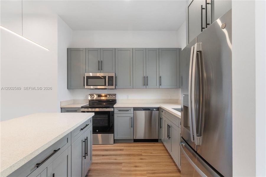 Furnished interior view inside a new home in , Miami (Image 8).