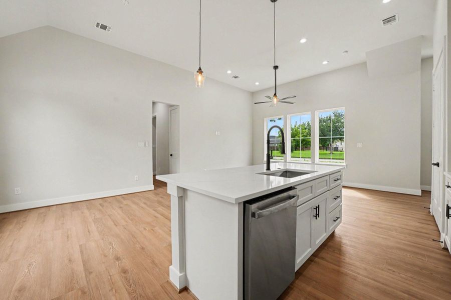 Furnished interior view inside a new home in , Houston (Image 9). Furnished interior view inside a new home in , Houston (Image 9).