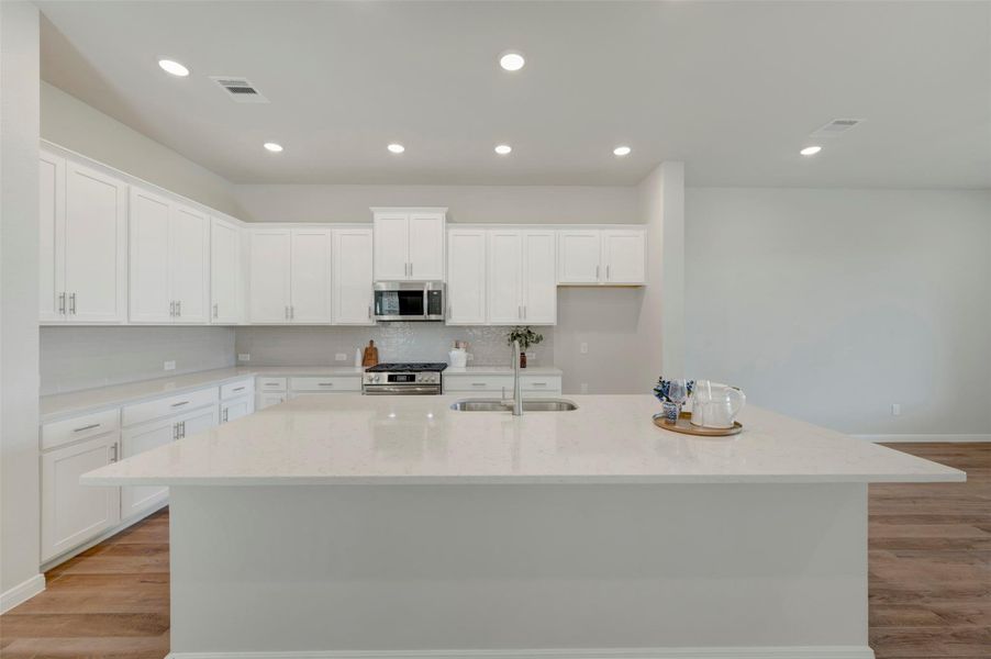 Furnished interior view inside a new home in Jordan Ranch - Terrace Collection, Fulshear (Image 5).