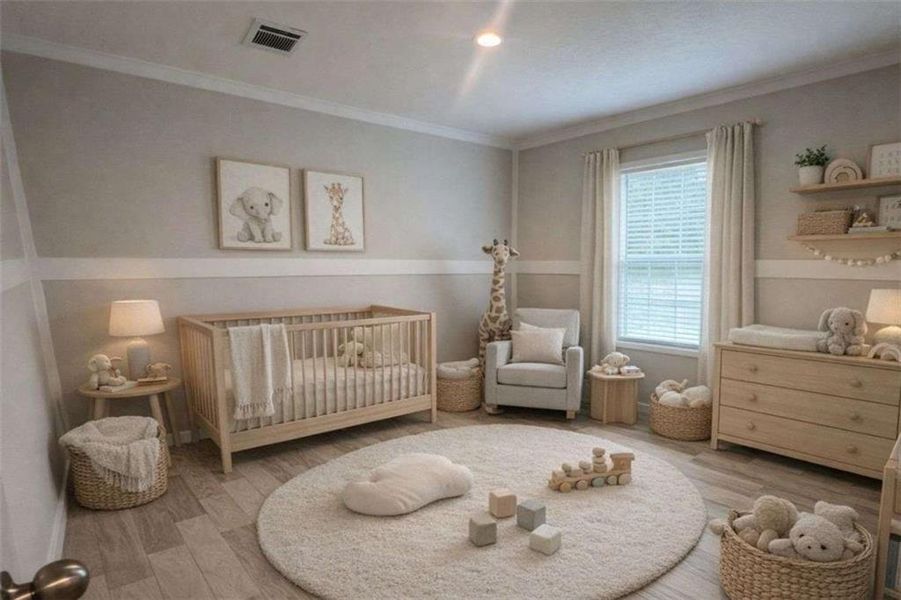 Furnished interior view inside a new home in , Elberton (Image 12).