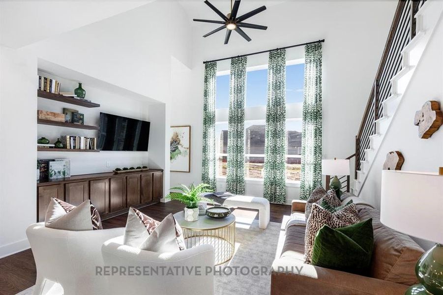 Furnished interior view inside a new home in , Royse City (Image 12).