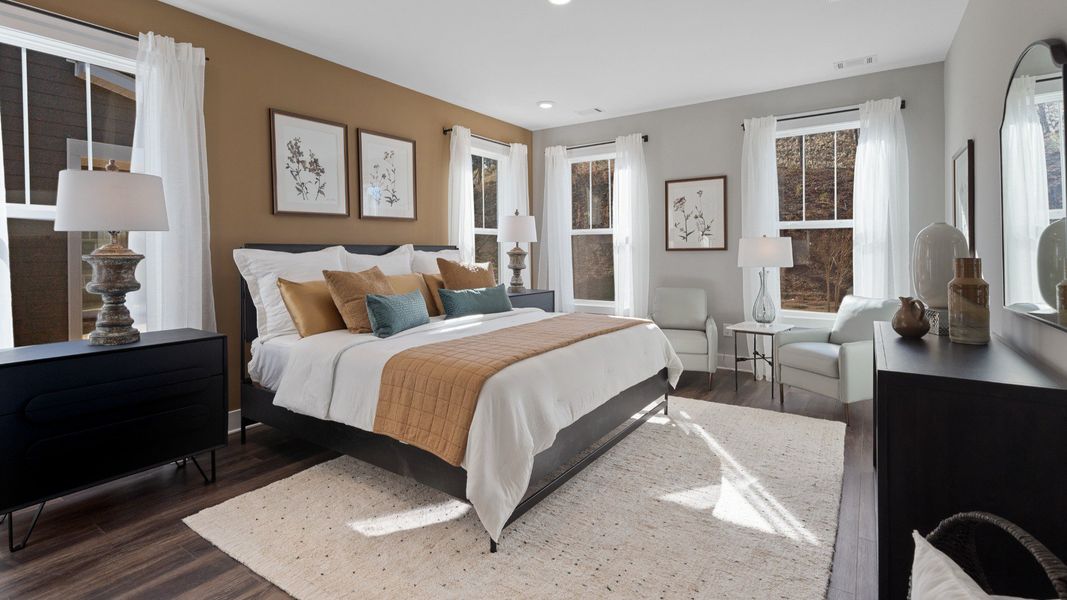 Furnished interior view inside a new home in Mulberry Estates, Simpsonville (Image 11).