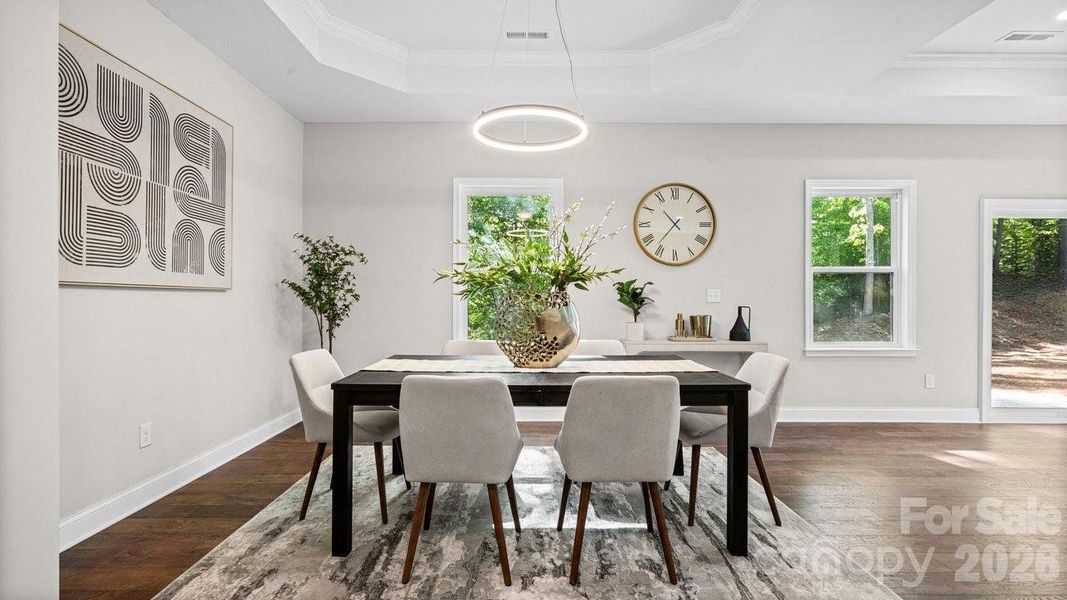 Furnished interior view inside a new home in , Dallas (Image 9).