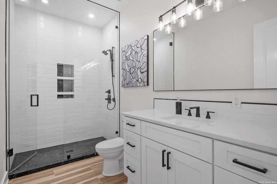 Furnished interior view inside a new home in , Kerrville (Image 11).