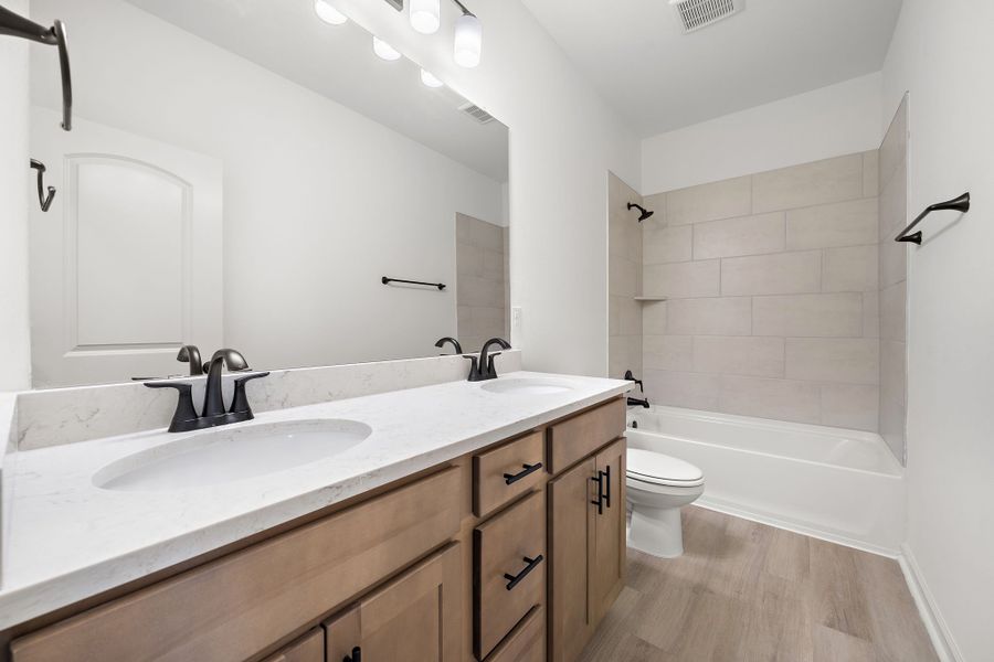 Furnished interior view inside a new home in Emberly 55, Beasley (Image 7). Furnished interior view inside a new home in Emberly 55, Beasley (Image 7).