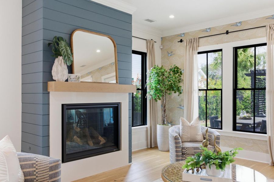 Furnished interior view inside a new home in , Charleston (Image 55).