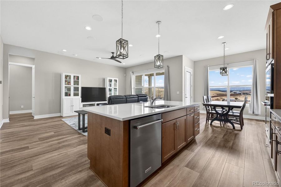 Furnished interior view inside a new home in , Castle Rock (Image 23). Furnished interior view inside a new home in , Castle Rock (Image 23).