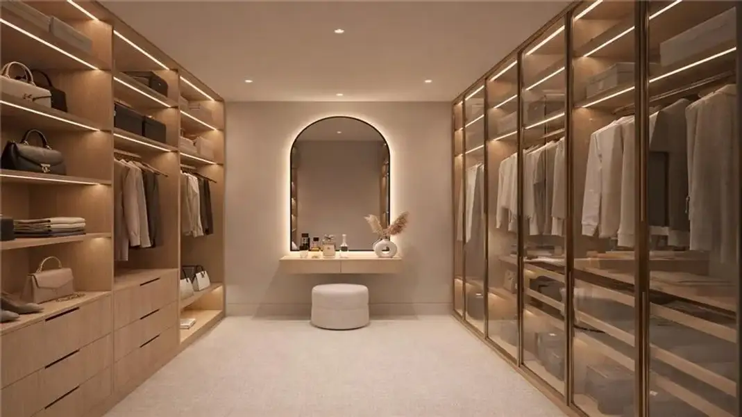 Furnished interior view inside a new home in , Alpharetta (Image 11).