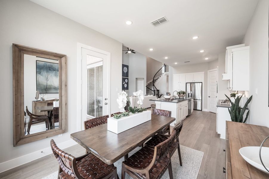Representative furnished interior of a home built from the Verdin by Tri Pointe Homes in Pecan Ridge, Fulshear (Image 49).