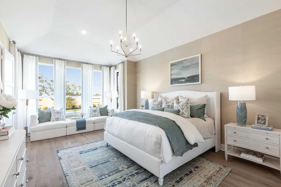 Representative Primary Bedroom - some options shown