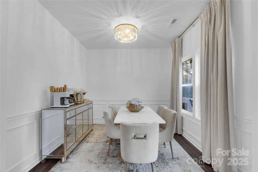 Furnished interior view inside a new home in Aubreywood, Charlotte (Image 5). Furnished interior view inside a new home in Aubreywood, Charlotte (Image 5).