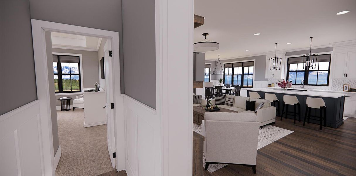 Furnished interior view inside a new home in , Lake Worth (Image 35).