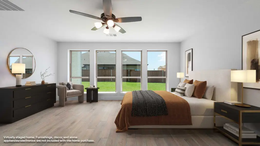 Representative furnished interior of a home built from the 4140W by Perry Homes in Briarley, Montgomery (Image 5).
