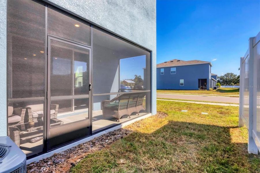 Exterior details and patio area of a home in Braden Pointe, Bradenton (Image 30). Exterior details and patio area of a home in Braden Pointe, Bradenton (Image 30).