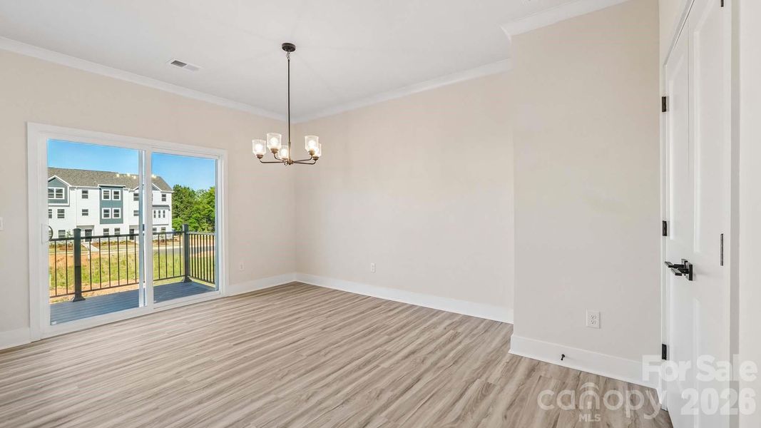 Spacious, unfurnished interior of a new home in The Townes at Lake Norman, Mooresville (Image 17).