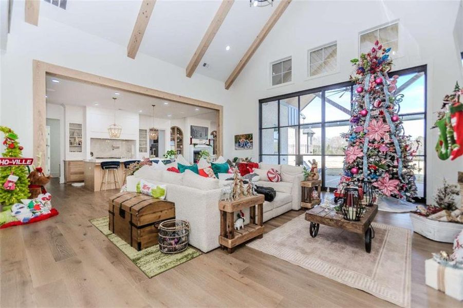 Furnished interior view inside a new home in , Dacula (Image 6).