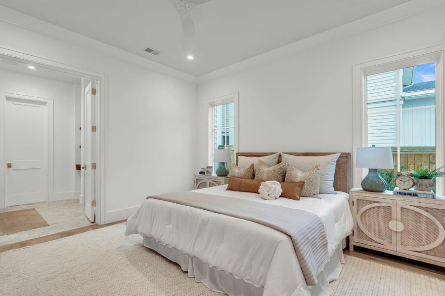 Furnished interior view inside a new home in , Mount Pleasant (Image 11).