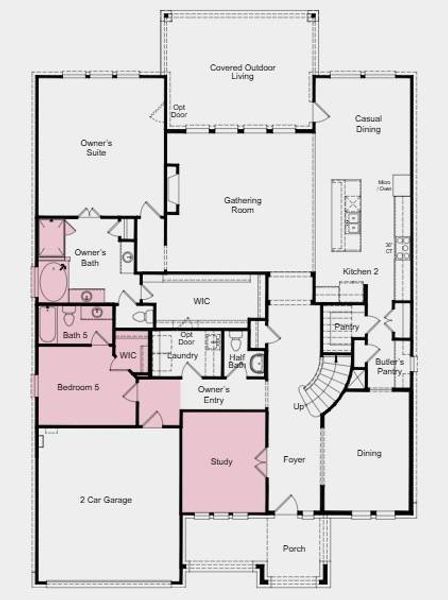 Additional Highlights Include: Gourmet kitchen, fireplace, and secondary bedroom with full bath in place of tandem garage. Additional Highlights Include: Gourmet kitchen, fireplace, and secondary bedroom with full bath in place of tandem garage.