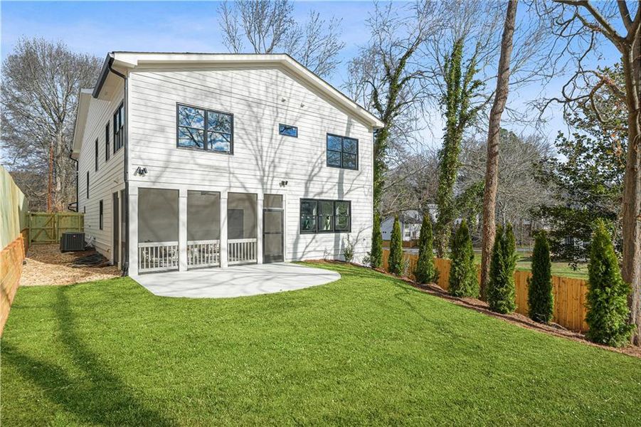 Exterior details and patio area of a home in , Scottdale (Image 30).