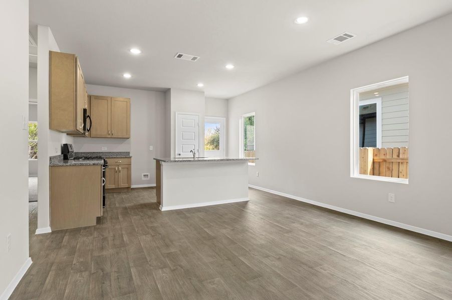 Furnished interior view inside a new home in Cloverleaf, Austin (Image 16).