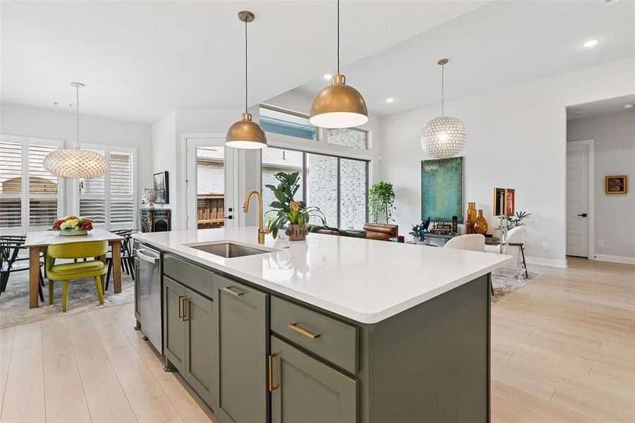 Furnished interior view inside a new home in Elements at Viridian - Garden Series, Arlington (Image 9).
