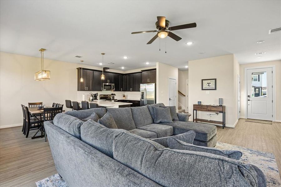 Furnished interior view inside a new home in , Stephenville (Image 18). Furnished interior view inside a new home in , Stephenville (Image 18).