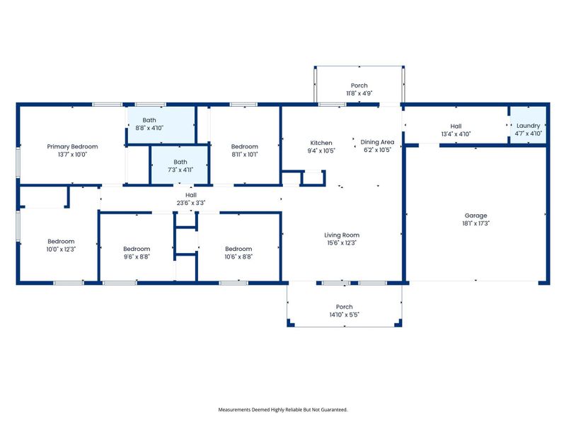 2D floor plan layout of this home in , Bastrop, TX (Image 5).