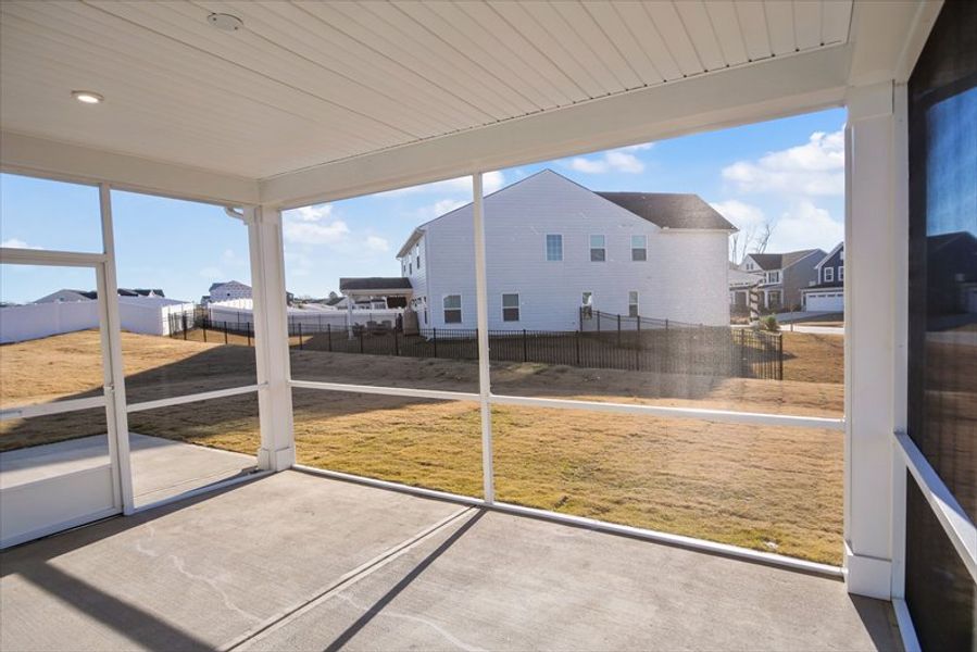 Exterior details and patio area of a home in Berkeley, Spartanburg (Image 4).