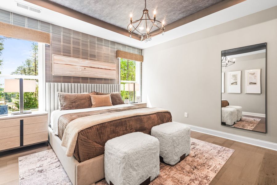 Representative furnished interior of a home built from the Maxwell by Fischer Homes in Easton Park, Dallas (Image 29).