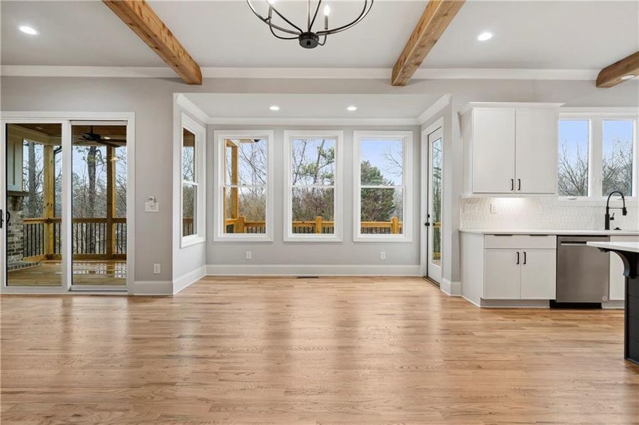 Spacious, unfurnished interior of a new home in , Marietta (Image 22).