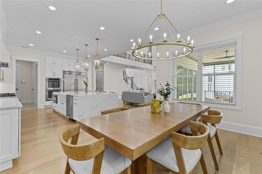 Furnished interior view inside a new home in , Winder (Image 3).