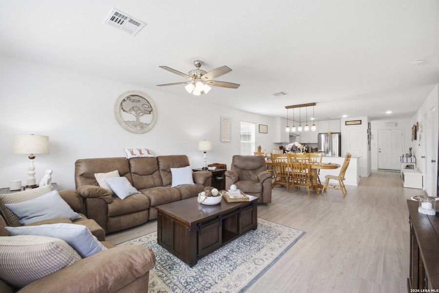 Furnished interior view inside a new home in , San Antonio (Image 19). Furnished interior view inside a new home in , San Antonio (Image 19).
