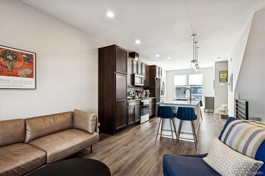 Furnished interior view inside a new home in , Denver (Image 22).