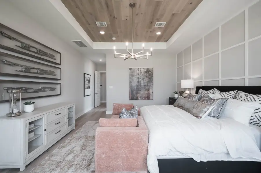 Representative furnished interior of a home built from the Casoria by Tri Pointe Homes in The Estates at James Lane, Fulshear (Image 33).
