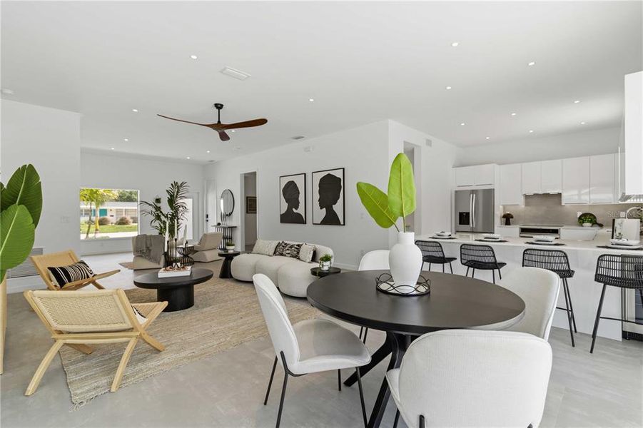Furnished interior view inside a new home in , Sarasota (Image 30).