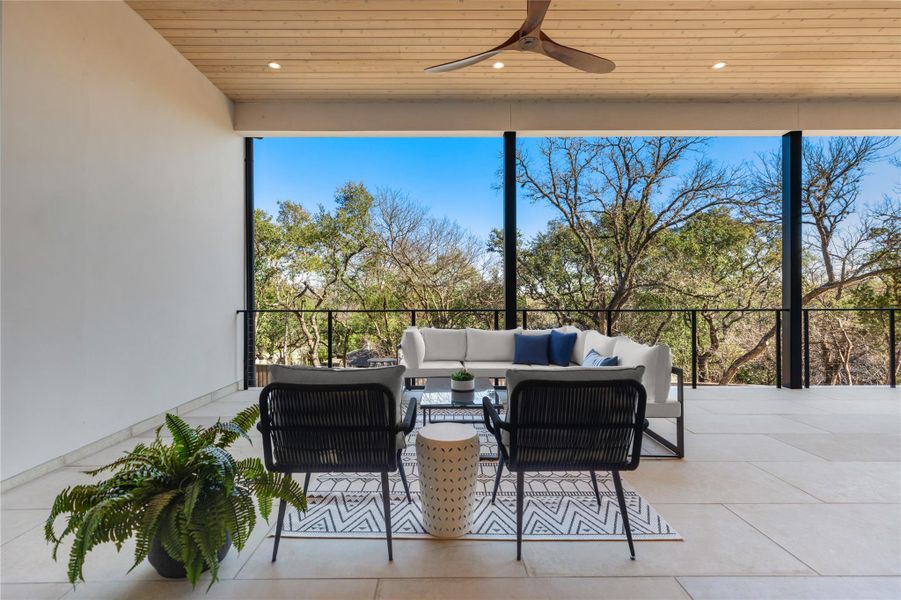 Patio off living on main level Patio off living on main level
