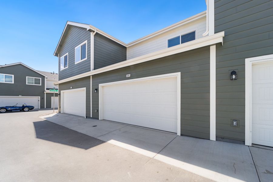 Exterior details and patio area of a home in Liberty Draw, Evans (Image 3).