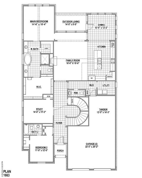 Plan 1663 1st Floor