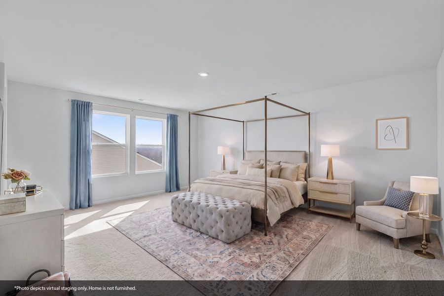 Furnished interior view inside a new home in Hanes Lake, Winston-Salem (Image 9).