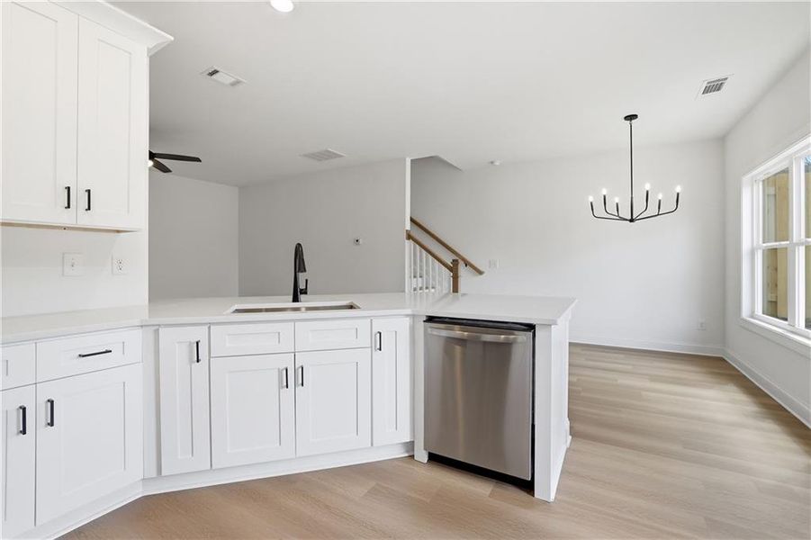 Furnished interior view inside a new home in , Ball Ground (Image 9).