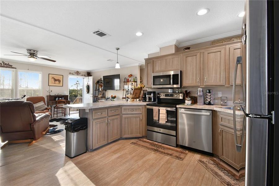 Furnished interior view inside a new home in , Ona (Image 32).