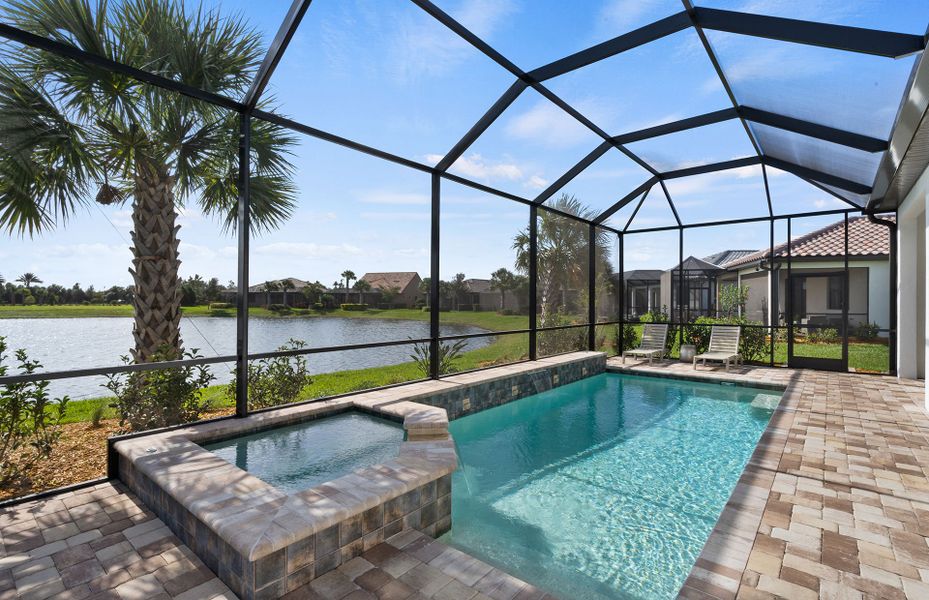 Representative exterior details of a home built from the Prestige by Del Webb in Del Webb Tradition, Port St. Lucie (Image 4).