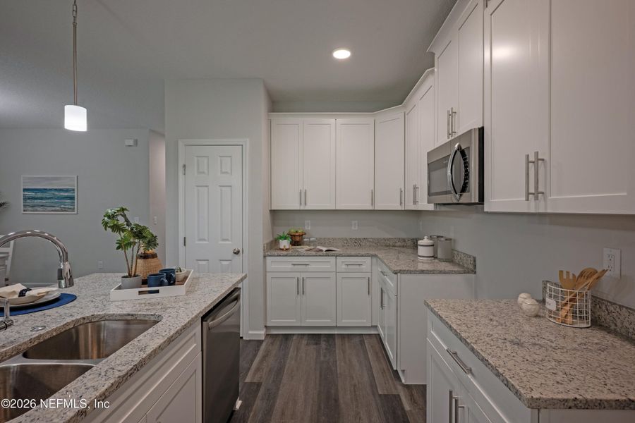 Furnished interior view inside a new home in , Jacksonville (Image 27).