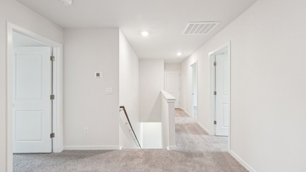 Spacious, unfurnished interior of a new home in Reedy Creek Preserve, Charlotte (Image 27).
