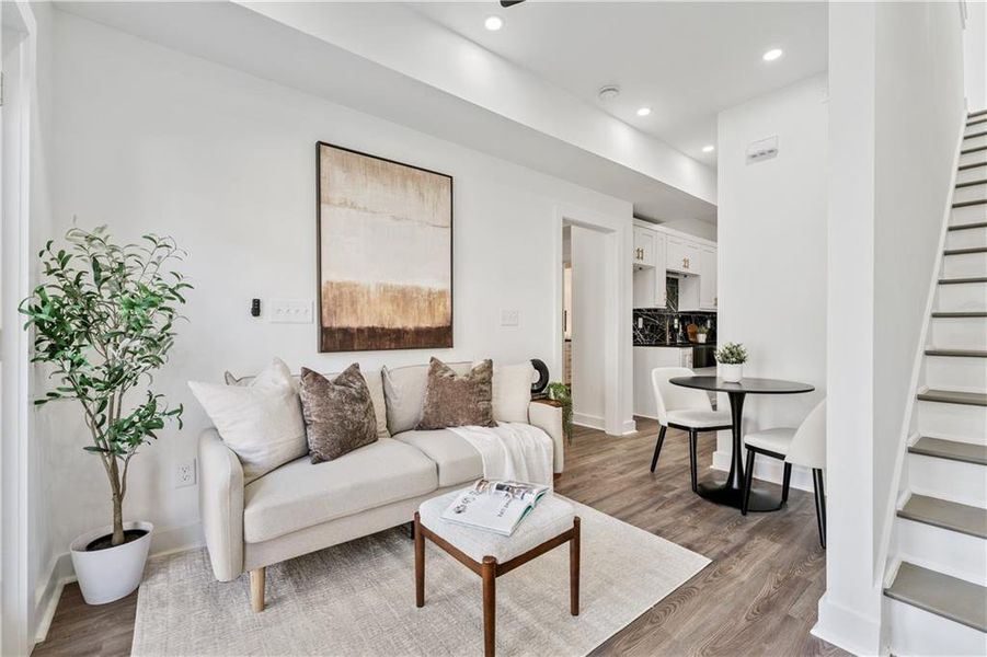 Furnished interior view inside a new home in , Union City (Image 7).