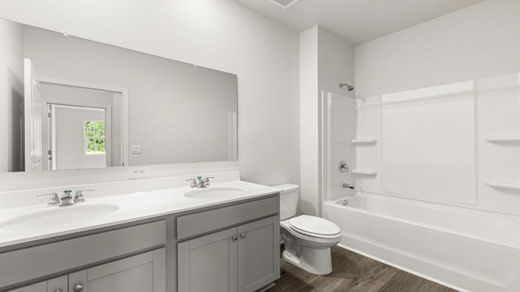 Furnished interior view inside a new home in Lost Creek, Dallas (Image 9).