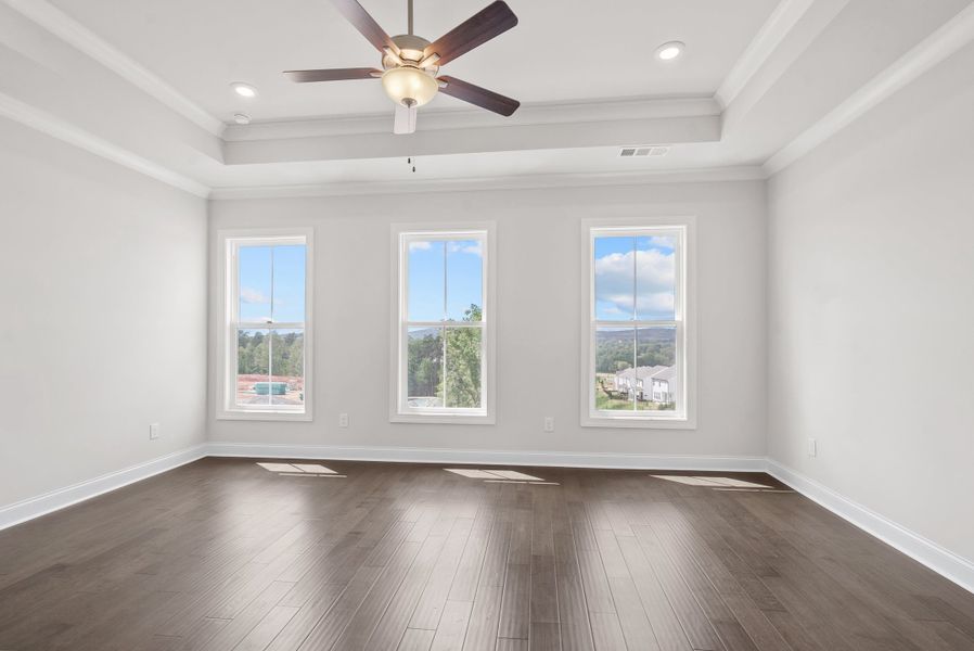 Representative unfurnished interior of a home built from the The Aspen II by The Providence Group in Palisades Single Family, Cumming (Image 28).