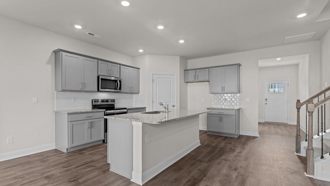 Furnished interior view inside a new home in Tyler - Home on the Lake, New Bern (Image 3).
