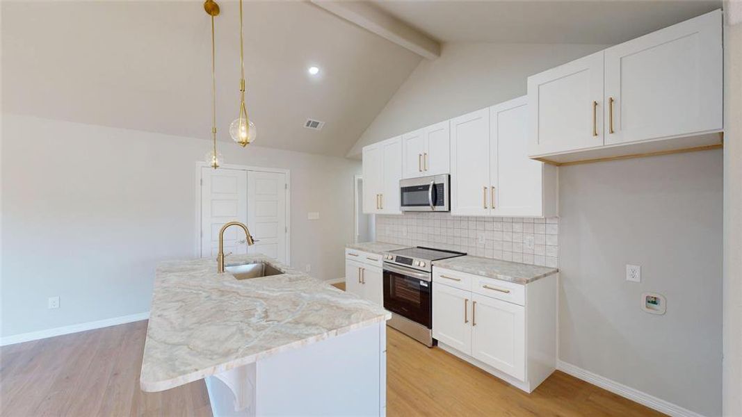 Furnished interior view inside a new home in , Cleburne (Image 8). Furnished interior view inside a new home in , Cleburne (Image 8).
